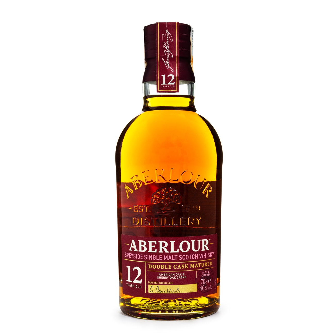 Aberlour 12 Anos Double Cask Single Malt Scotch Whisky 700ml
