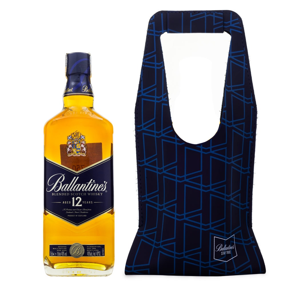 Ballantine's 12 Anos 750ml Blended Scotch Whisky Embalagem para