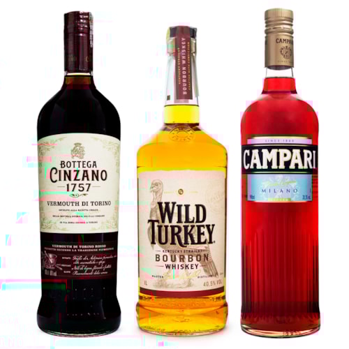 Boulevardier Cocktail Combo - Wild Turkey Bourb...