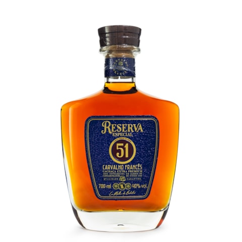 Cachaça 51 Reserva Especial Carvalho Francês 700ml