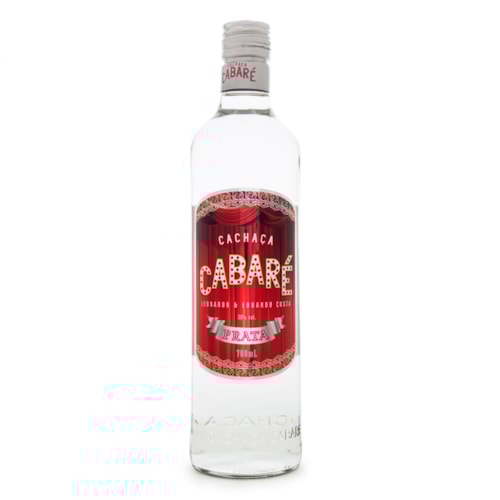 Cachaça Cabaré Prata 700ml