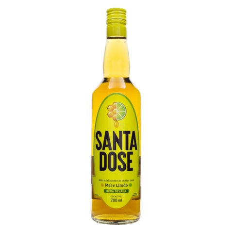 Cachaça de Mel e Limão Santa Dose 700ml