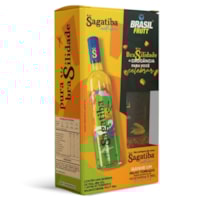 Cachaça Sagatiba Cristalina 700ml + Milho Torrado Brasil Frutt