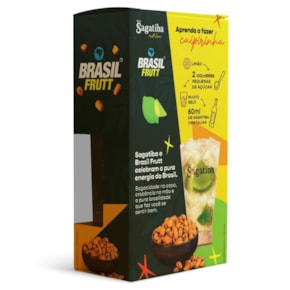 Cachaça Sagatiba Cristalina 700ml + Milho Torrado Brasil Frutt
