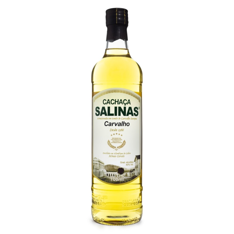 Cachaça Salinas Carvalho 700ml