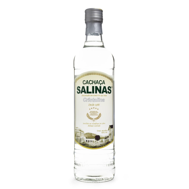 Cachaça Salinas Cristalina 700ml
