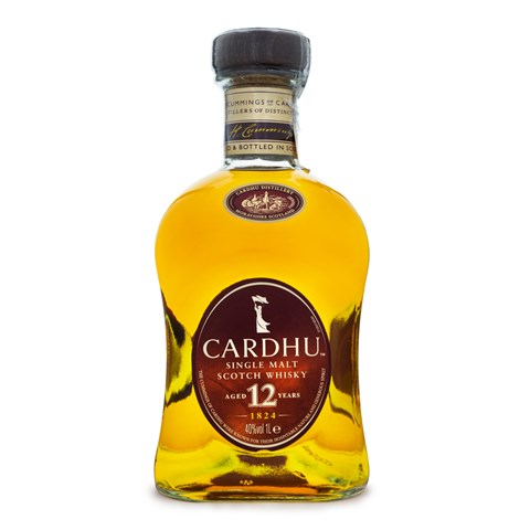 Cardhu 12 Anos Single Malt Scotch Whisky 1L