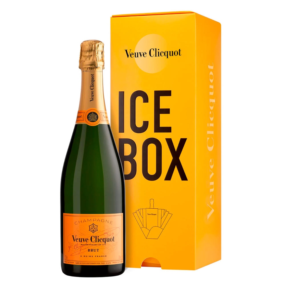 【限定】Veuve Clicquot Brut シャンパン 750ml 箱付き Champagne Veuve Clicquot Brut Ice Box Edition 750ml - Espaço Prime