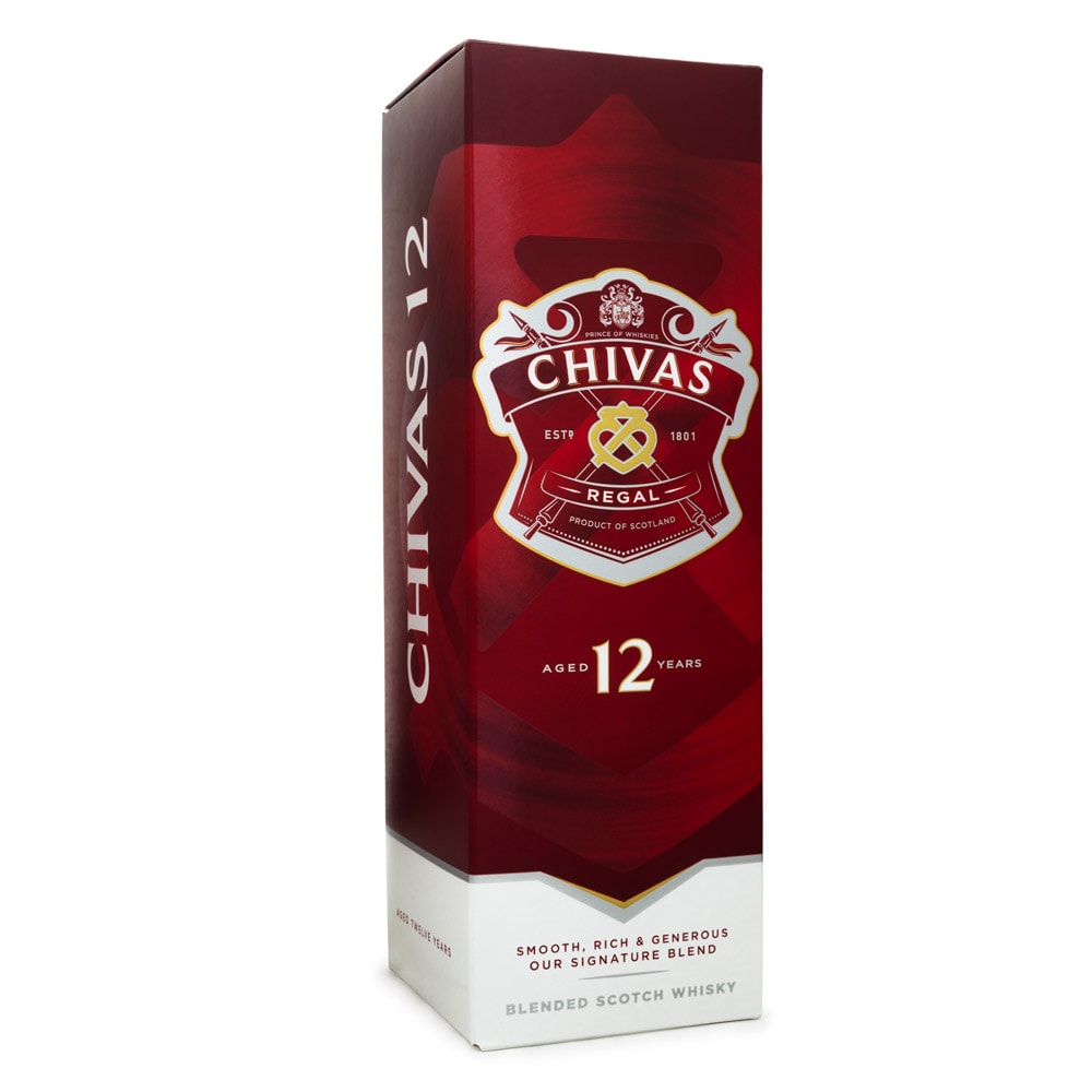 Chivas Regal 12 Anos Blended Scotch Whisky 1L - Espaço Prime
