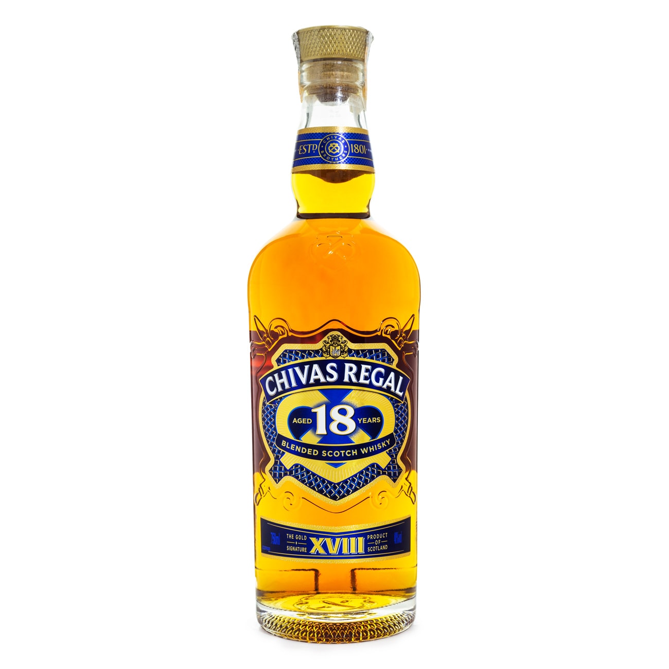 Chivas Regal 18 Anos Blended Scotch Whisky 750ml - Espaço Prime