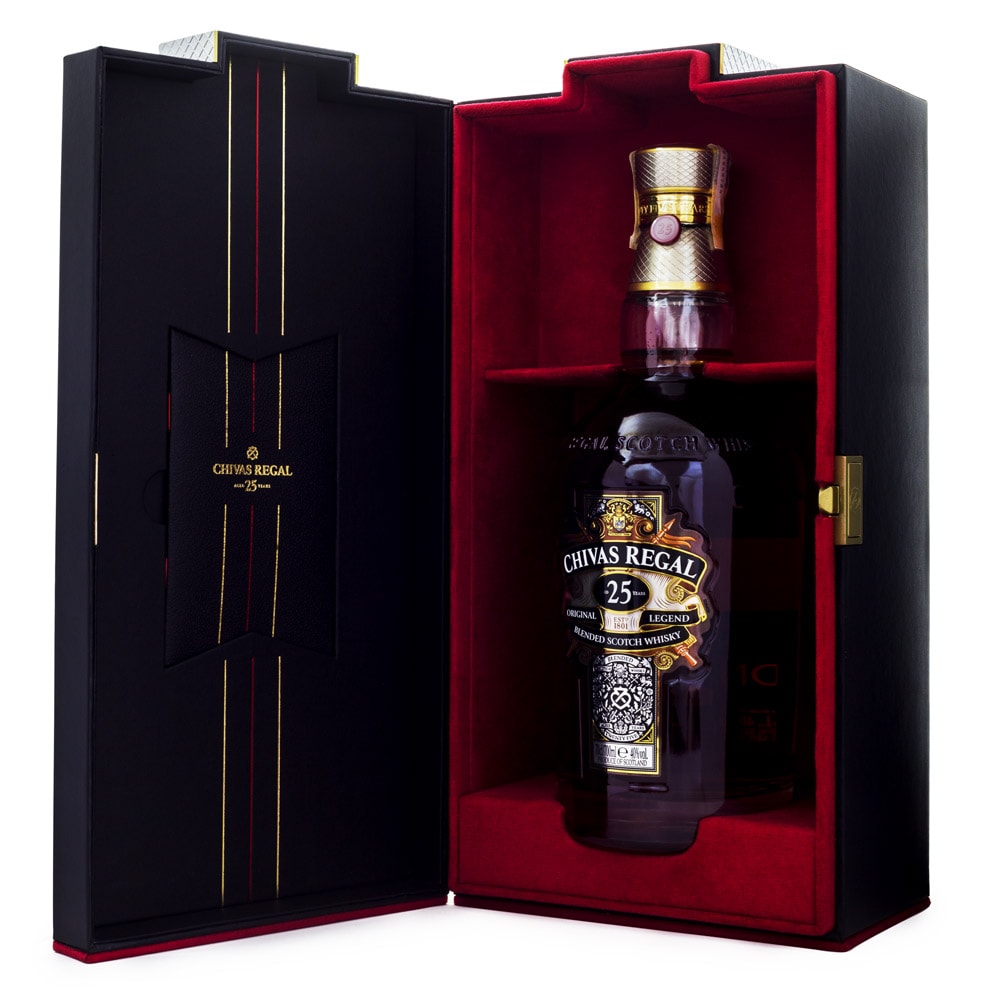 Chivas Regal 25 Anos Blended Scotch Whisky 700ml - Espaço Prime