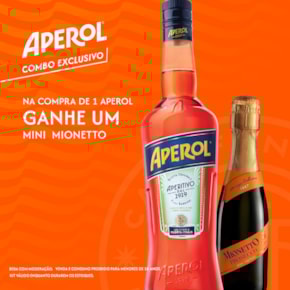 Combo Aperol + Mini Espumante Mionetto | Compre e Ganhe