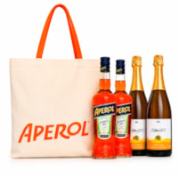 Combo Aperol Spritz - 2 Aperol + 2 Espumantes Al Mare Prosecco + Ecobag