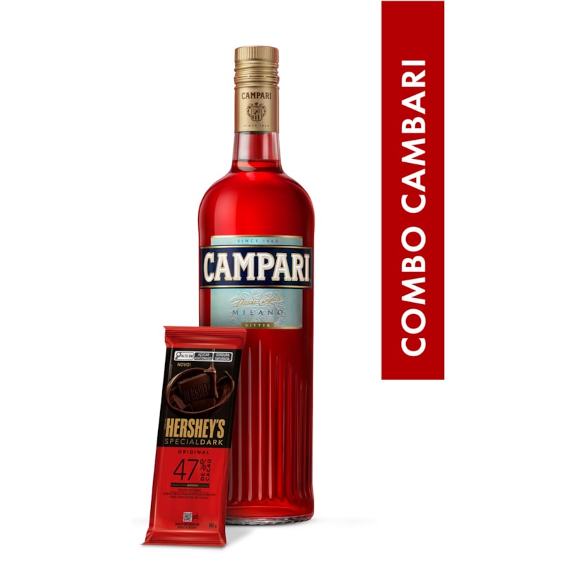 Combo Campari 748ml & Chocolate Hershey's