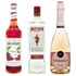 Combo Drink Red Velvet - MONIN Framboesa 250ml + Gin Beefeater 750ml + Espumante Ponto Nero Rosé 750ml
