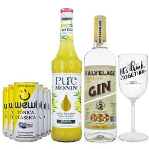 Kit Gin Larios 12 700ml + Taça de Acrílico - Espaço Prime Bebidas