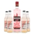 Combo Gin-Tônica Rosé - 1 Gin Beefeater Pink 700ml + 4 Tônicas Wewi Rosé 255ml