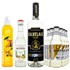 Combo Moscow Mule - Vodka Kalvelage Vibe 750ml + 6 Tônicas Wewi Ginger 255ml + Monin Gengibre 250ml + Espuma Limão Siciliano