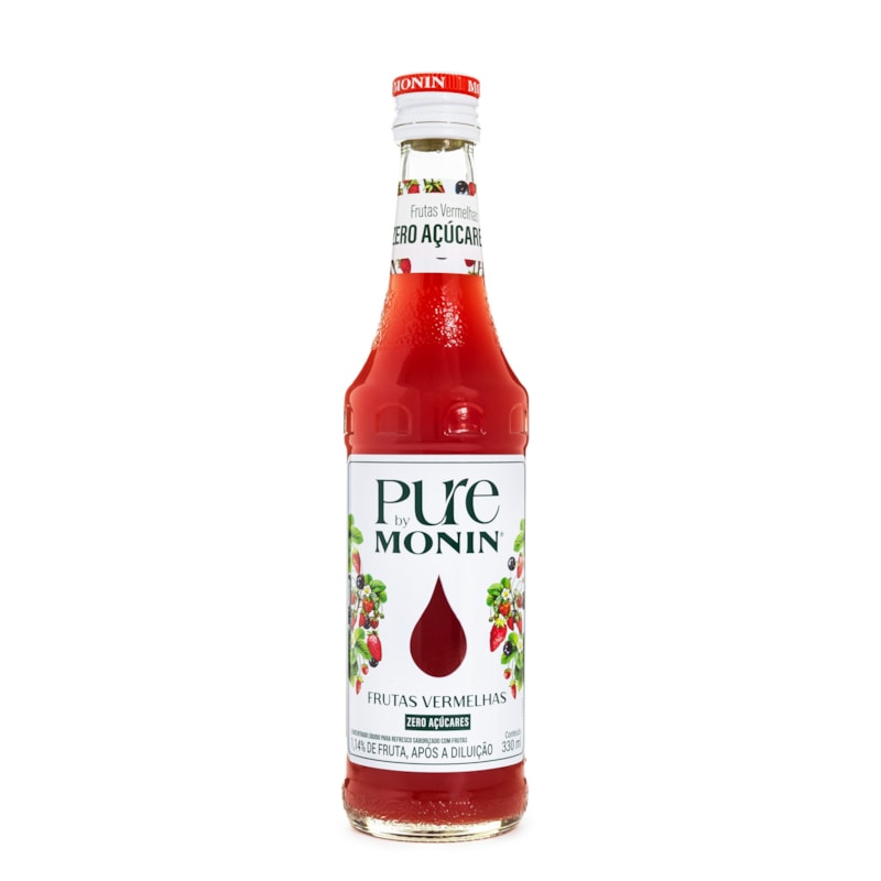 Concentrado de Frutas Vermelhas Pure by Monin 330ml (Sem Açúcar)