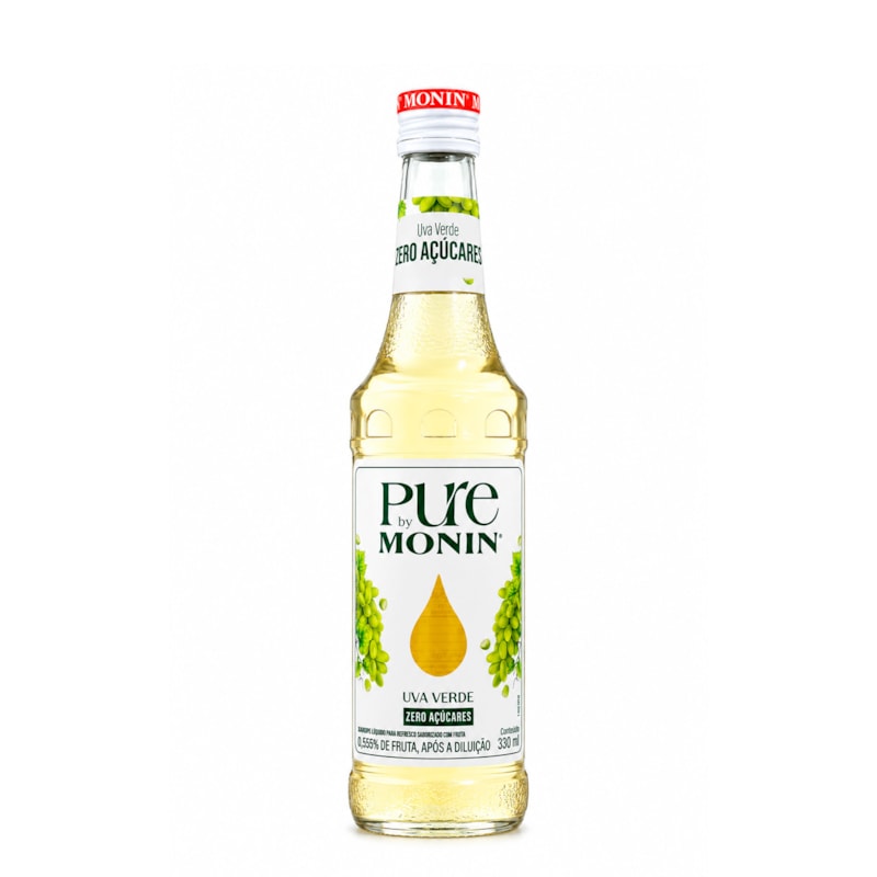 Concentrado de Uva Verde Pure by Monin 330ml (Sem Açúcar)