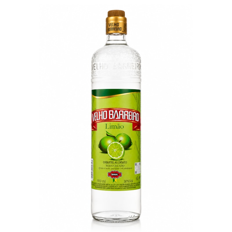 Coquetel Alcoólico Velho Barreiro Limão 910ml
