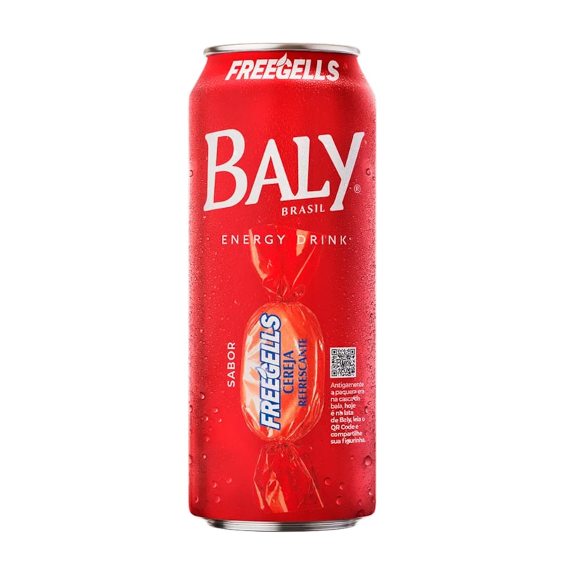 Energético Baly Freegells Cereja 473ml