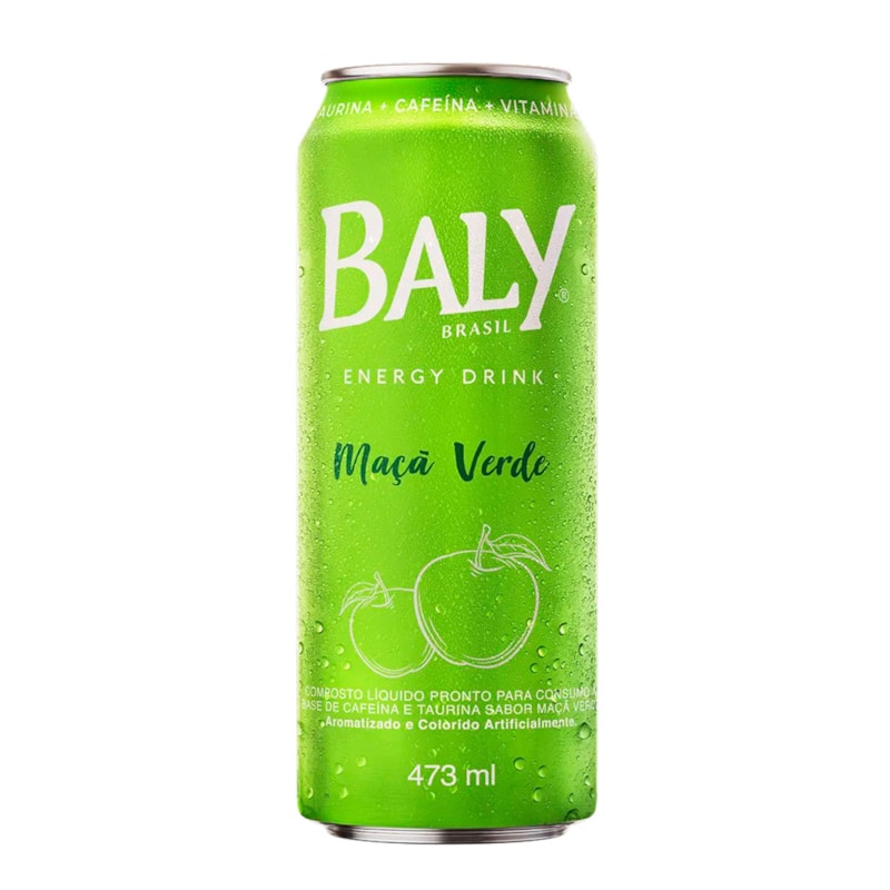 Energético Baly Maçã Verde 473ml