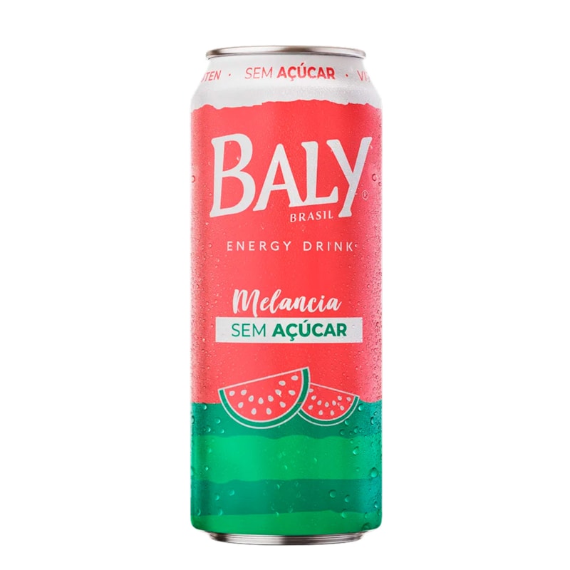 Energético Baly Melancia Sem Açúcar 473ml