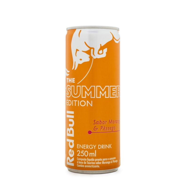 Energético Red Bull Summer Edition - Morango e Pêssego 250ml - Espaço ...