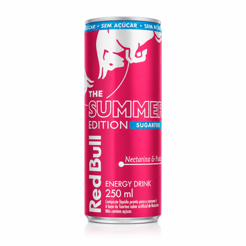 Energético Red Bull The Summer Edition Nectarina Sugar Free 250ml