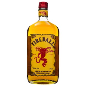 Fireball Cinnamon Whisky - Licor de Canela 750ml