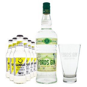 Fords Gin & Tonic Combo - Gin + Tônicas + Copo