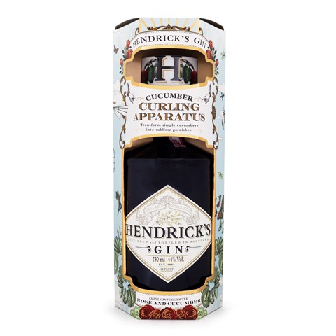 Gin Hendrick''s Ed. Limitada - Kit com Aparato Cortador de Pepino em Espiral 750ml
