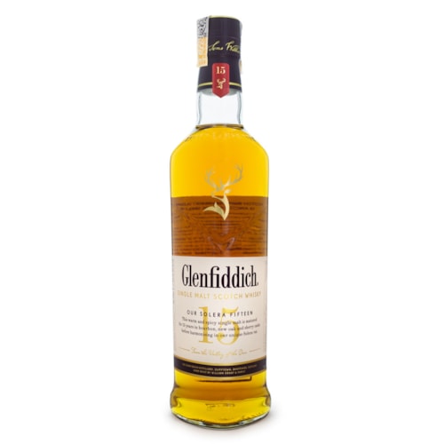 Glenfiddich 15 Anos Single Malt Scotch Whisky 7...