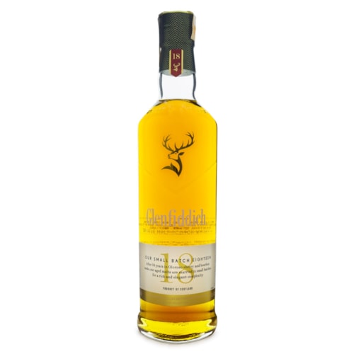 Glenfiddich 18 Anos Single Malt Scotch Whisky 7...