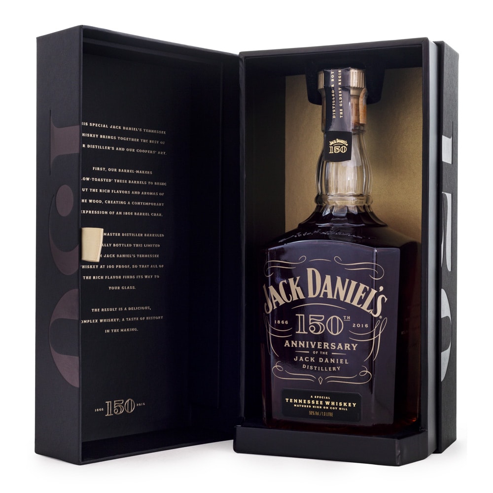 Jack 12,000本限定！！ジャックダニエル150周年記念ボトルのウイスキーが 生誕150周年ミレニアムボトル Daniel's ウイスキー