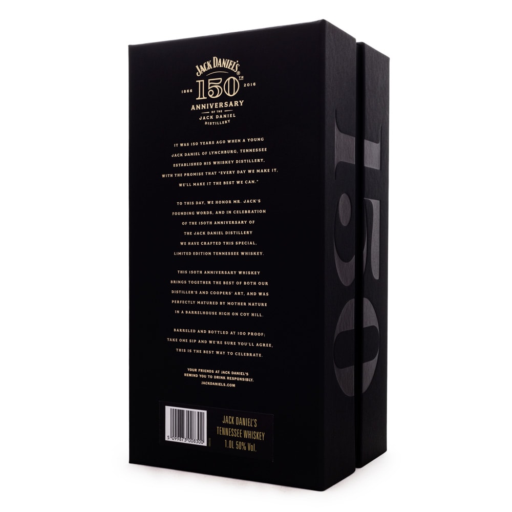 Jack Daniel''s 150th Anniversary Tennessee Whiskey 1L - Espaço