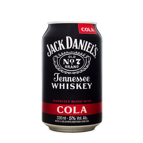 Jack Daniel's & Cola - Drink Pronto para Consumo - 330ml