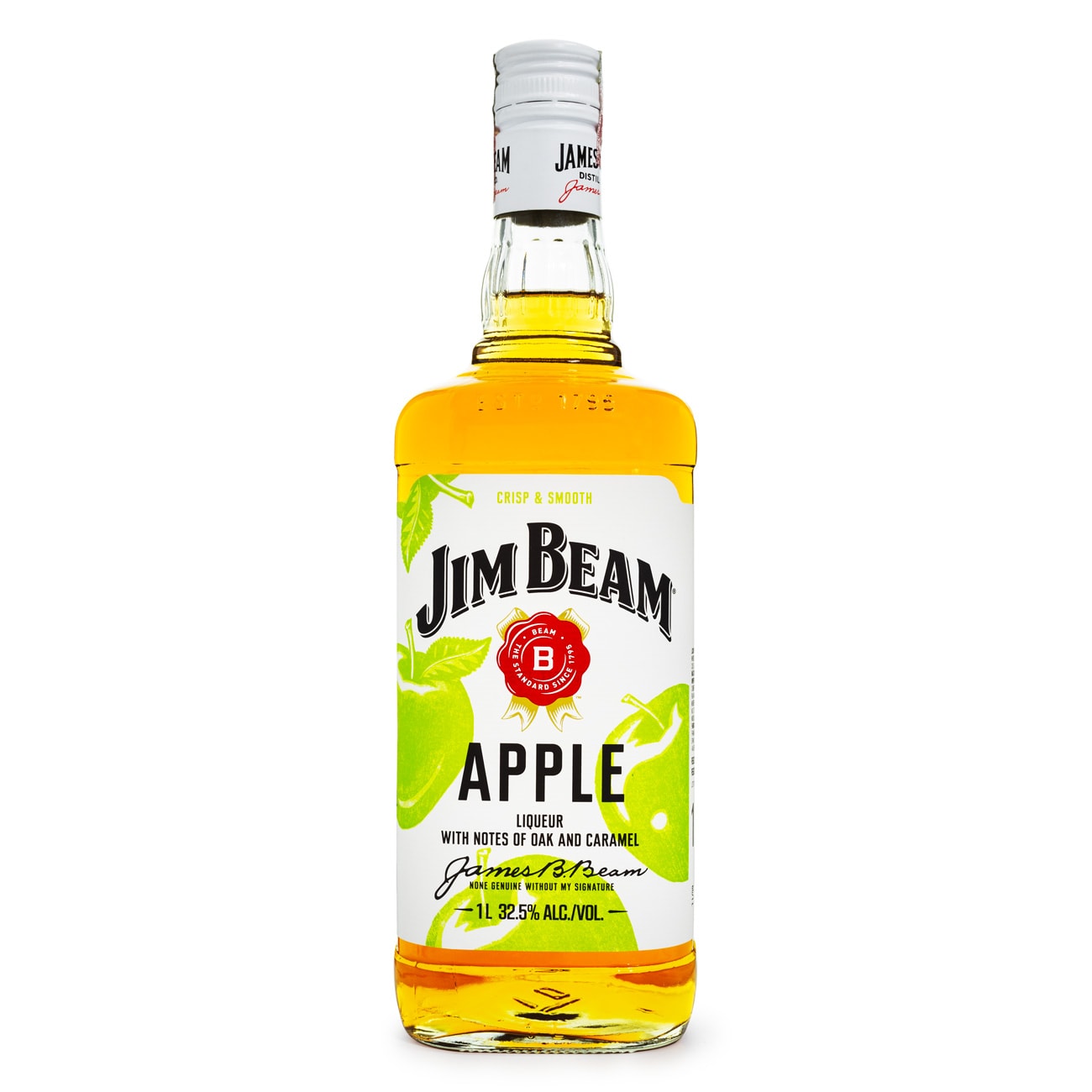 Jim Beam Apple - Licor de Bourbon Whiskey e Maçã Verde 1L - Espaço ...