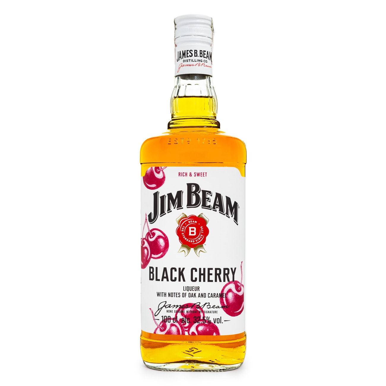 BEAM クラッシックカーボトル 750ml Jim Beam Black Cherry - Licor de Bourbon Whiskey e Cereja 1L