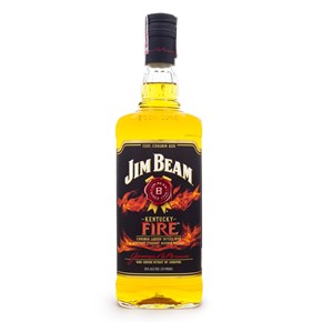 Jim Beam Fire - Licor de Bourbon Whiskey e Canela 1L