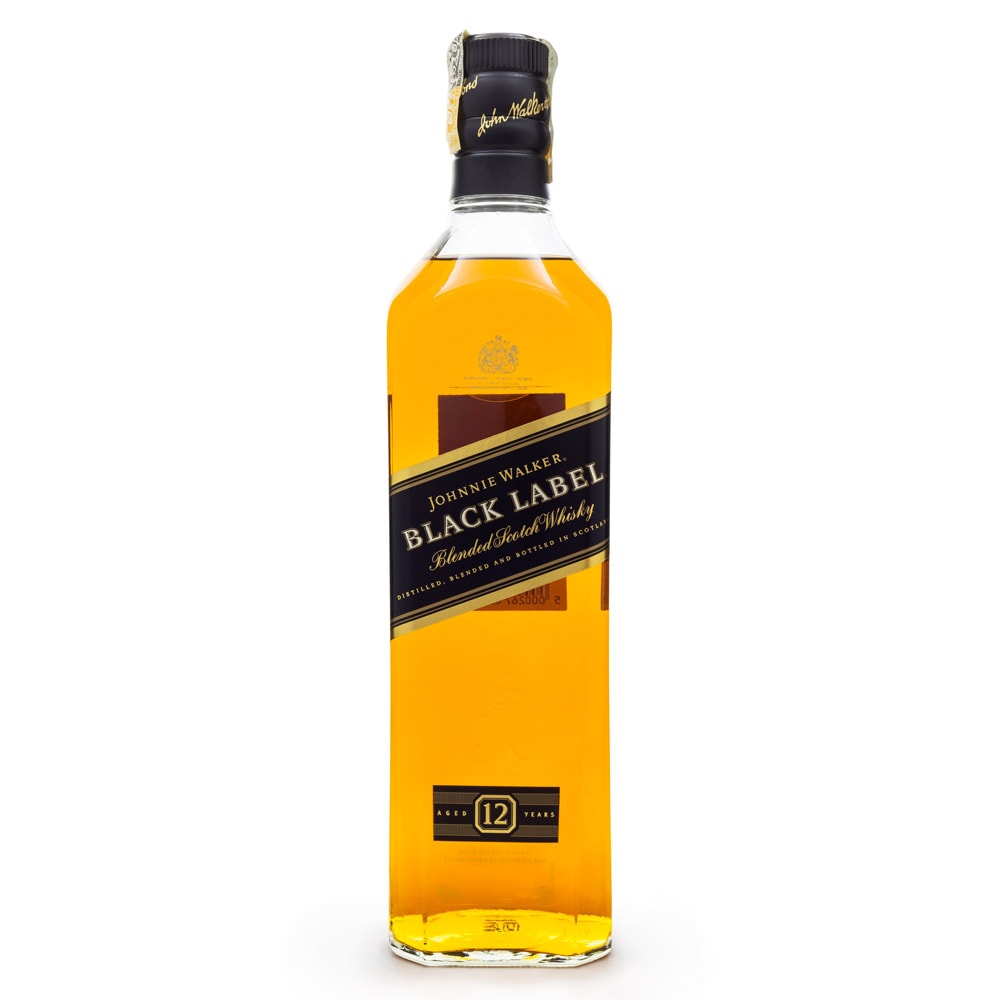 Johnnie Walker Black Label 12年 750ml Johnnie Walker Black Label 12 Anos Blended Scotch Whisky