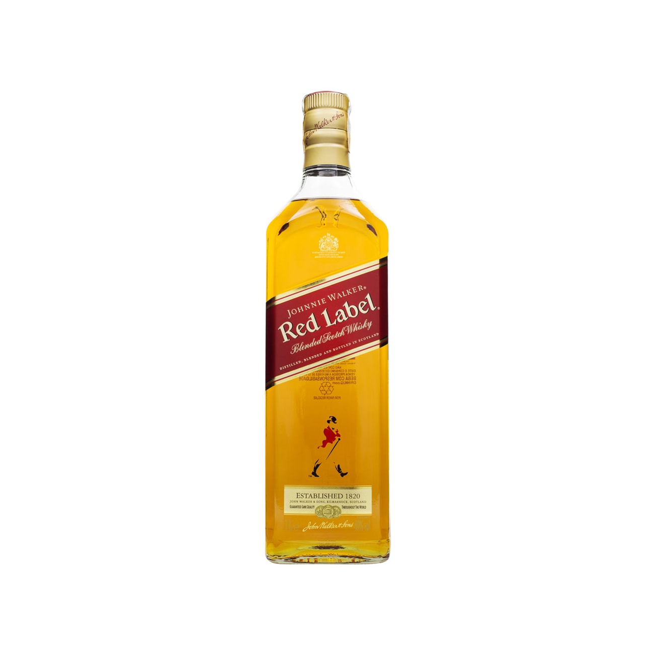 Johnnie Walker Red Label Blended Scotch Whisky 1L - Espaço Prime Bebidas