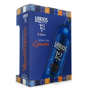 Kit Gin Larios 12 700ml + Taça de Acrílico