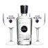 Kit Gin Silver Seagers 750ml + 2 Taças de Acrílico