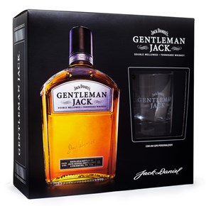 Kit Jack Daniel's Gentleman Jack 1L + Copo de Vidro