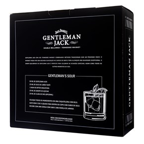 Kit Jack Daniel's Gentleman Jack 1L + Copo de Vidro