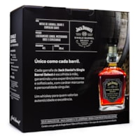 Kit Jack Daniel's Single Barrel 750ml + Copo de Vidro