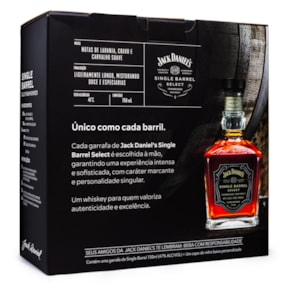Kit Jack Daniel's Single Barrel 750ml + Copo de Vidro