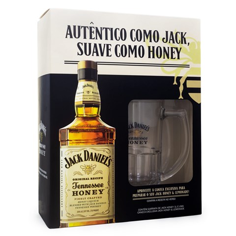 Kit Licor de Whiskey Jack Daniel's Honey + Caneca Exclusiva